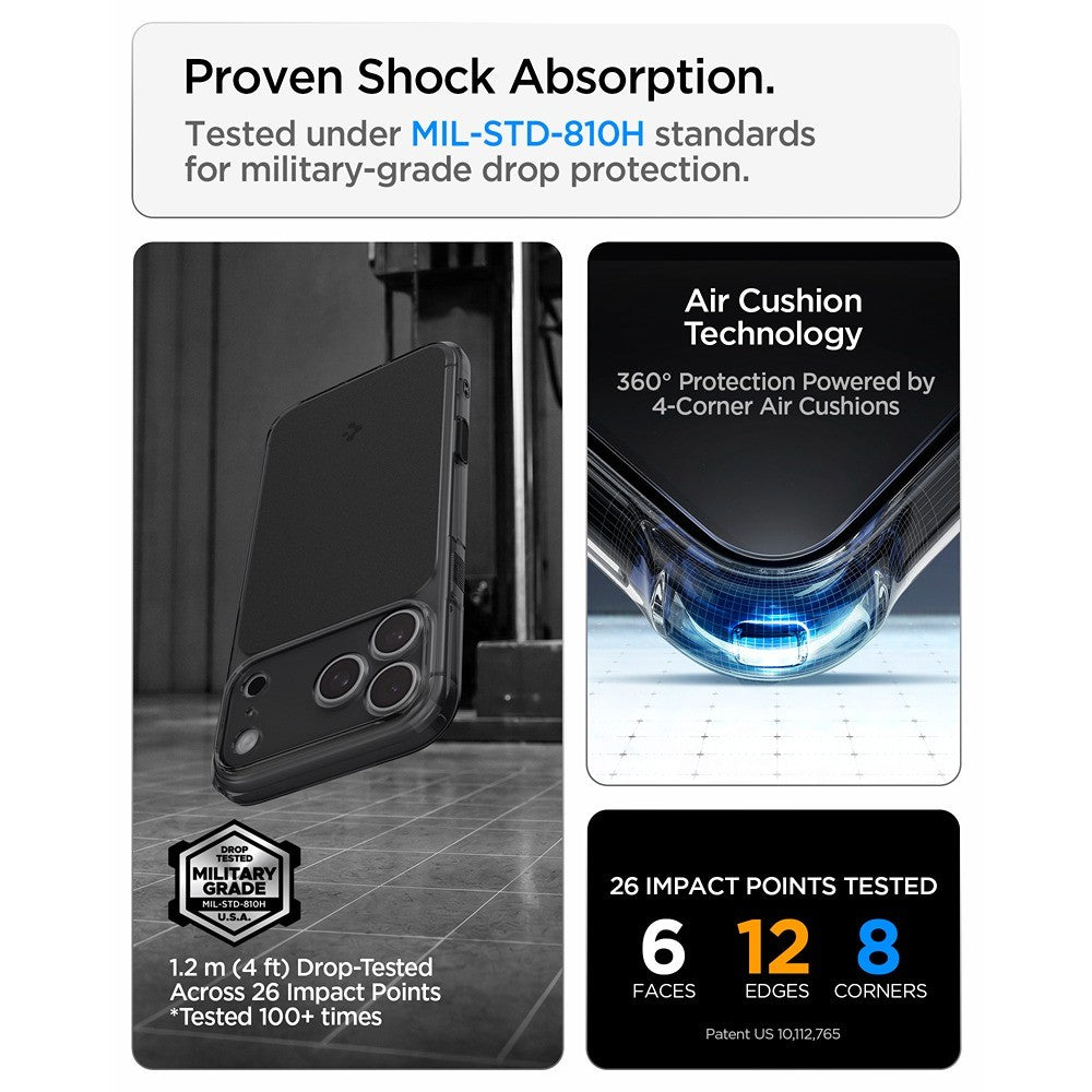Spigen iPhone 17 Pro Max/iPhone 18 Pro Max Cover Ultra Hybrid T MagFit Matte Black