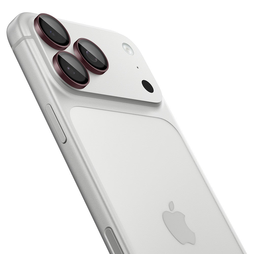 Spigen iPhone 18 Pro/18 Pro Max Kameralinsebeskytter Glas.tR EZ Fit Optik Pro 2-pak Mørk kirsebær