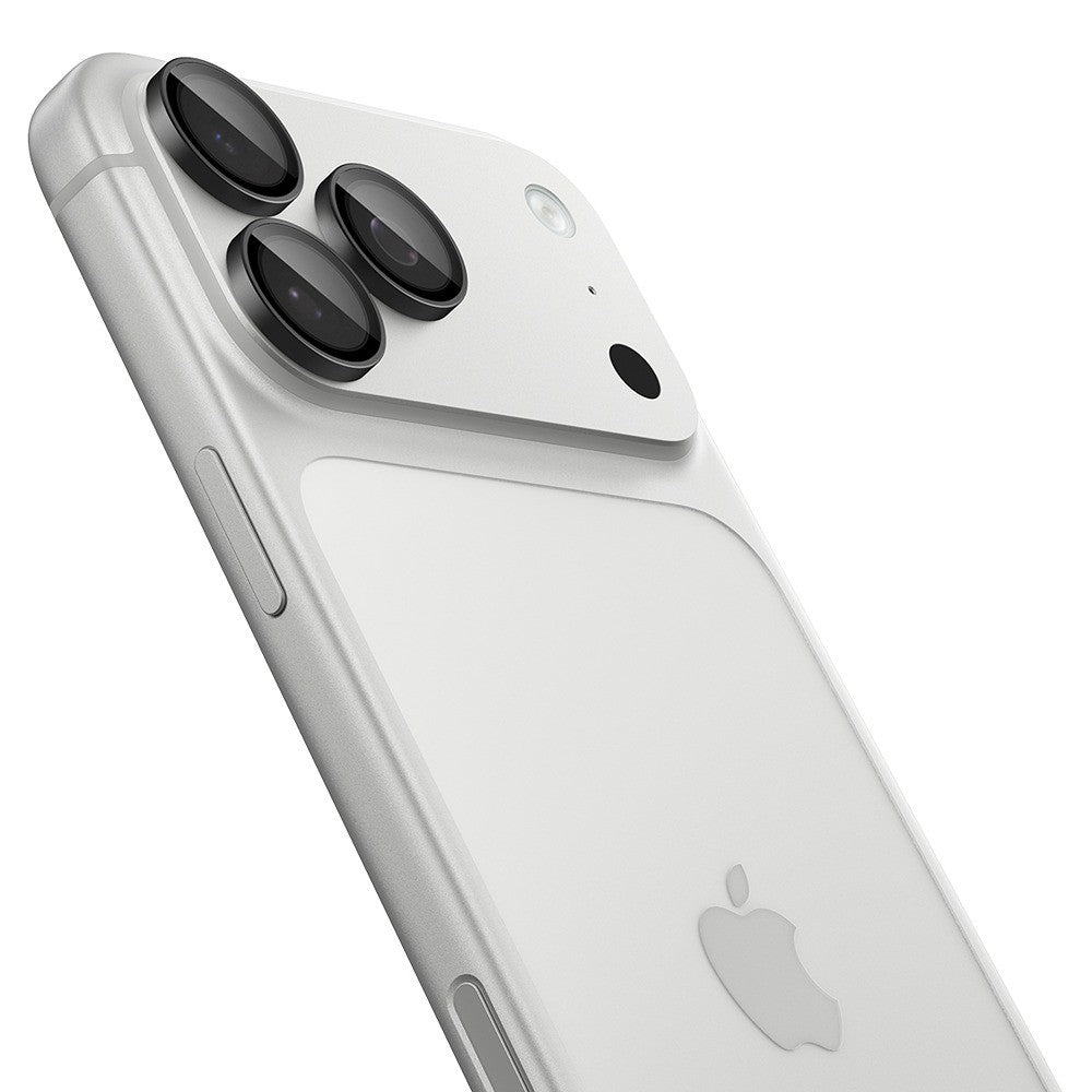 Spigen iPhone 18 Pro/18 Pro Max Kameralinsebeskytter Glas.tR EZ Fit Optik Pro 2-pak Mørkegrå
