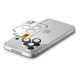 Spigen iPhone 18 Pro/18 Pro Max Kameralinsebeskytter Glas.tR EZ Fit Optik Pro 2-pak Mørkegrå