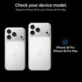 Spigen iPhone 18 Pro/18 Pro Max Kameralinsebeskytter Glas.tR EZ Fit Optik Pro 2-pak Mørkegrå