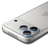 Spigen iPhone 18 Pro/18 Pro Max Kameralinsebeskytter Glas.tR EZ Fit Optik Pro 2-pak Lyseblå