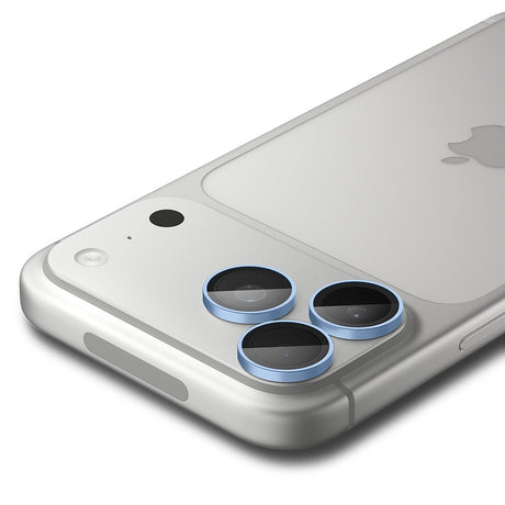 Spigen iPhone 18 Pro/18 Pro Max Kameralinsebeskytter Glas.tR EZ Fit Optik Pro 2-pak Lyseblå