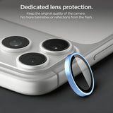 Spigen iPhone 18 Pro/18 Pro Max Kameralinsebeskytter Glas.tR EZ Fit Optik Pro 2-pak Lyseblå