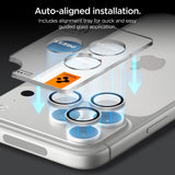 Spigen iPhone 18 Pro/18 Pro Max Kameralinsebeskytter Glas.tR EZ Fit Optik Pro 2-pak Sølv