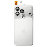 Spigen iPhone 18 Pro/18 Pro Max Kameralinsebeskytter Glas.tR EZ Fit Optik Pro 2-pak Sølv