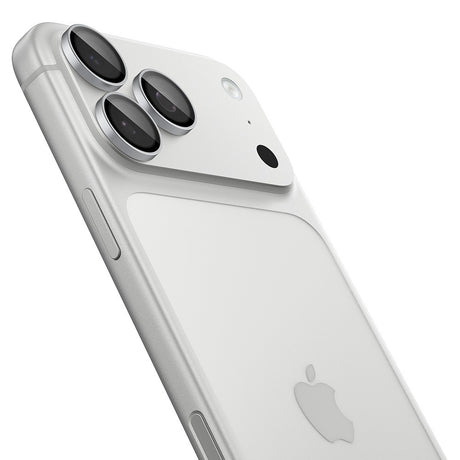 Spigen iPhone 18 Pro/18 Pro Max Kameralinsebeskytter Glas.tR EZ Fit Optik Pro 2-pak Sølv