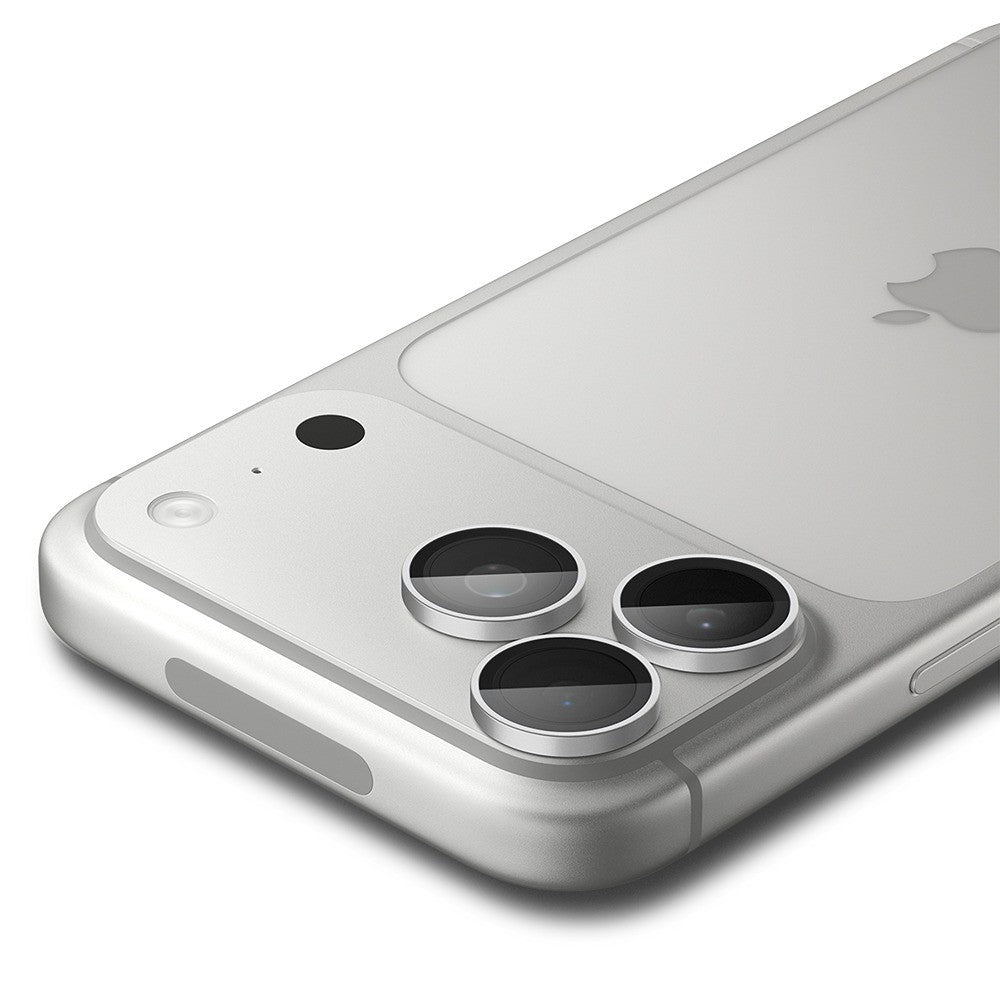 Spigen iPhone 18 Pro/18 Pro Max Kameralinsebeskytter Glas.tR EZ Fit Optik Pro 2-pak Sølv