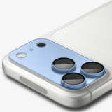 Spigen iPhone 18 Pro Kameralinsebeskytter Glas.tR EZ Fit Optik Pro XL Lyseblå