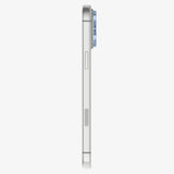 Spigen iPhone 18 Pro Kameralinsebeskytter Glas.tR EZ Fit Optik Pro XL Lyseblå