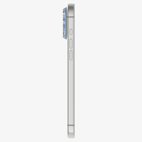 Spigen iPhone 18 Pro Kameralinsebeskytter Glas.tR EZ Fit Optik Pro XL Lyseblå