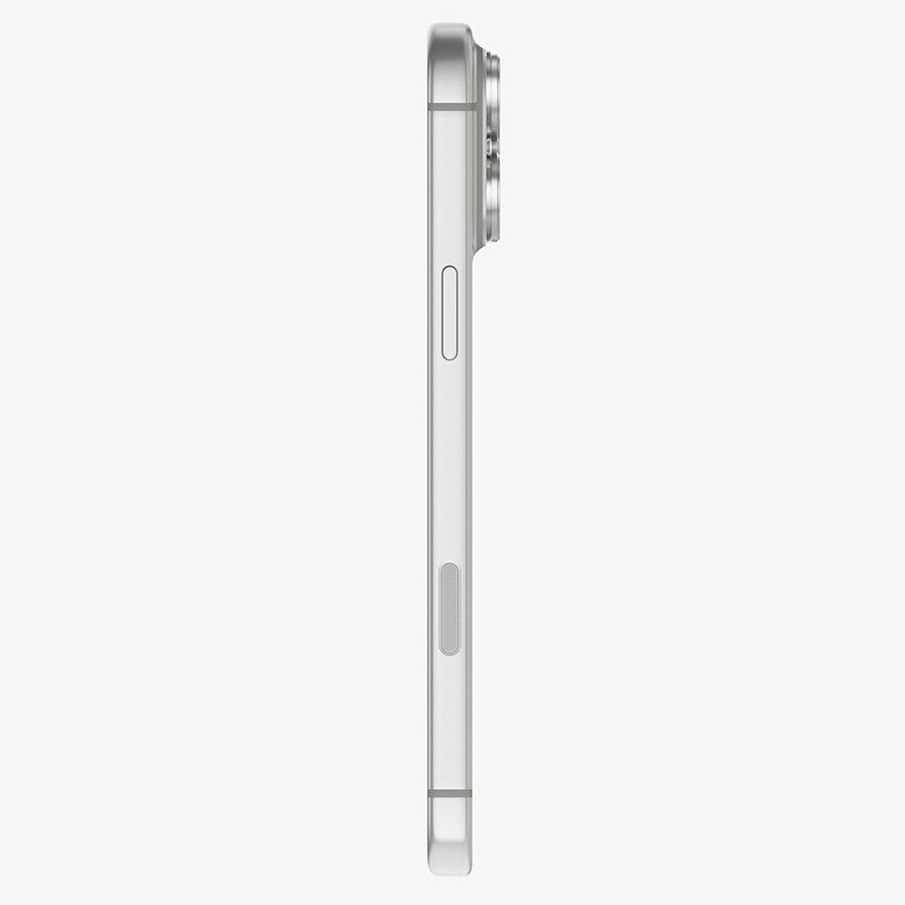 Spigen iPhone 18 Pro Kameralinsebeskytter Glas.tR EZ Fit Optik Pro XL Sølv