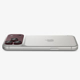 Spigen iPhone 18 Pro Max Kameralinsebeskytter Glas.tR EZ Fit Optik Pro XL Mørk kirsebær