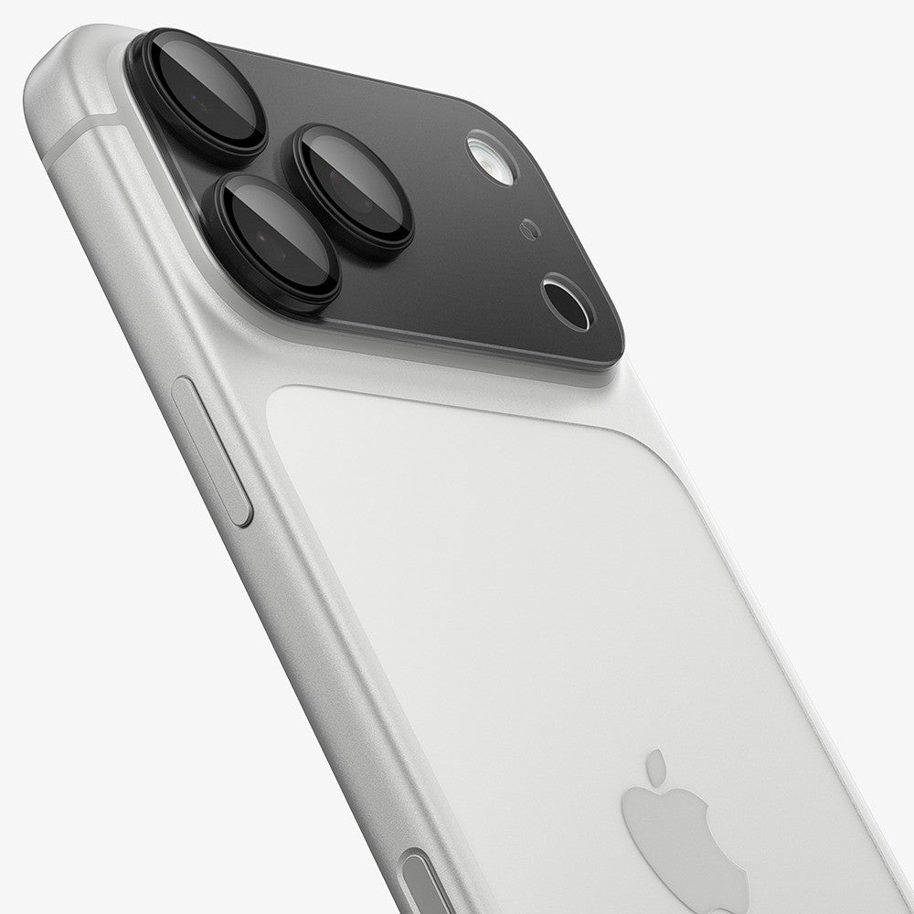 Spigen iPhone 18 Pro Max Kameralinsebeskytter Glas.tR EZ Fit Optik Pro XL Mørkegrå