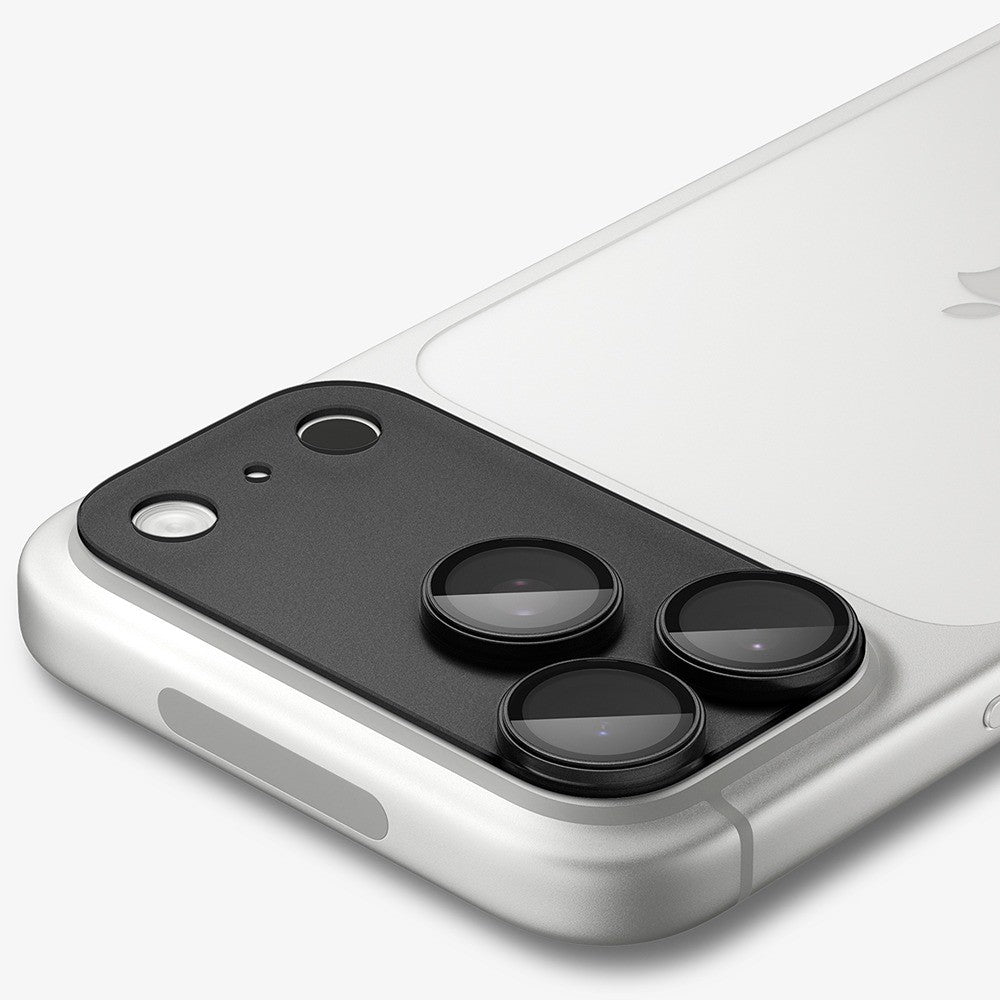 Spigen iPhone 18 Pro Max Kameralinsebeskytter Glas.tR EZ Fit Optik Pro XL Mørkegrå