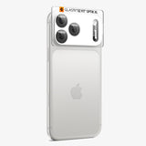Spigen iPhone 18 Pro Max Kameralinsebeskytter Glas.tR EZ Fit Optik Pro XL Mørkegrå