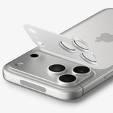 Spigen iPhone 18 Pro Max Kameralinsebeskytter Glas.tR EZ Fit Optik Pro XL Sølv