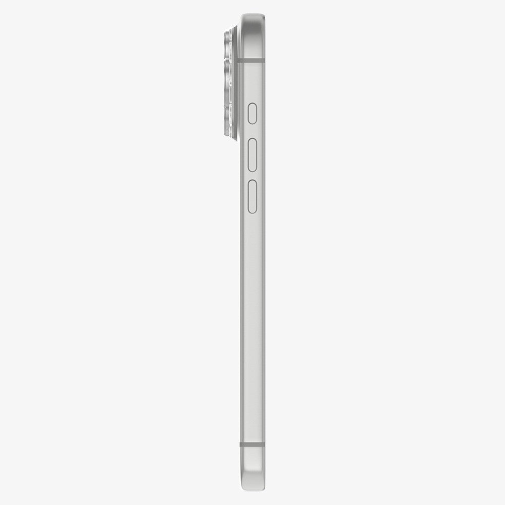 Spigen iPhone 18 Pro Max Kameralinsebeskytter Glas.tR EZ Fit Optik Pro XL Sølv