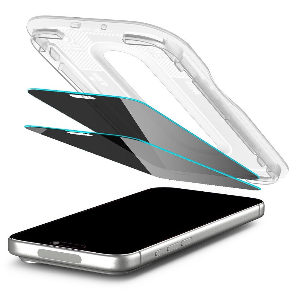 Spigen iPhone 18 Pro Max Skærmbeskytter Glas.tR EZ Fit Pro Privacy