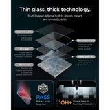 Spigen iPhone 18 Pro Max Skærmbeskytter Glas.tR EZ Fit Pro Privacy 2-pack