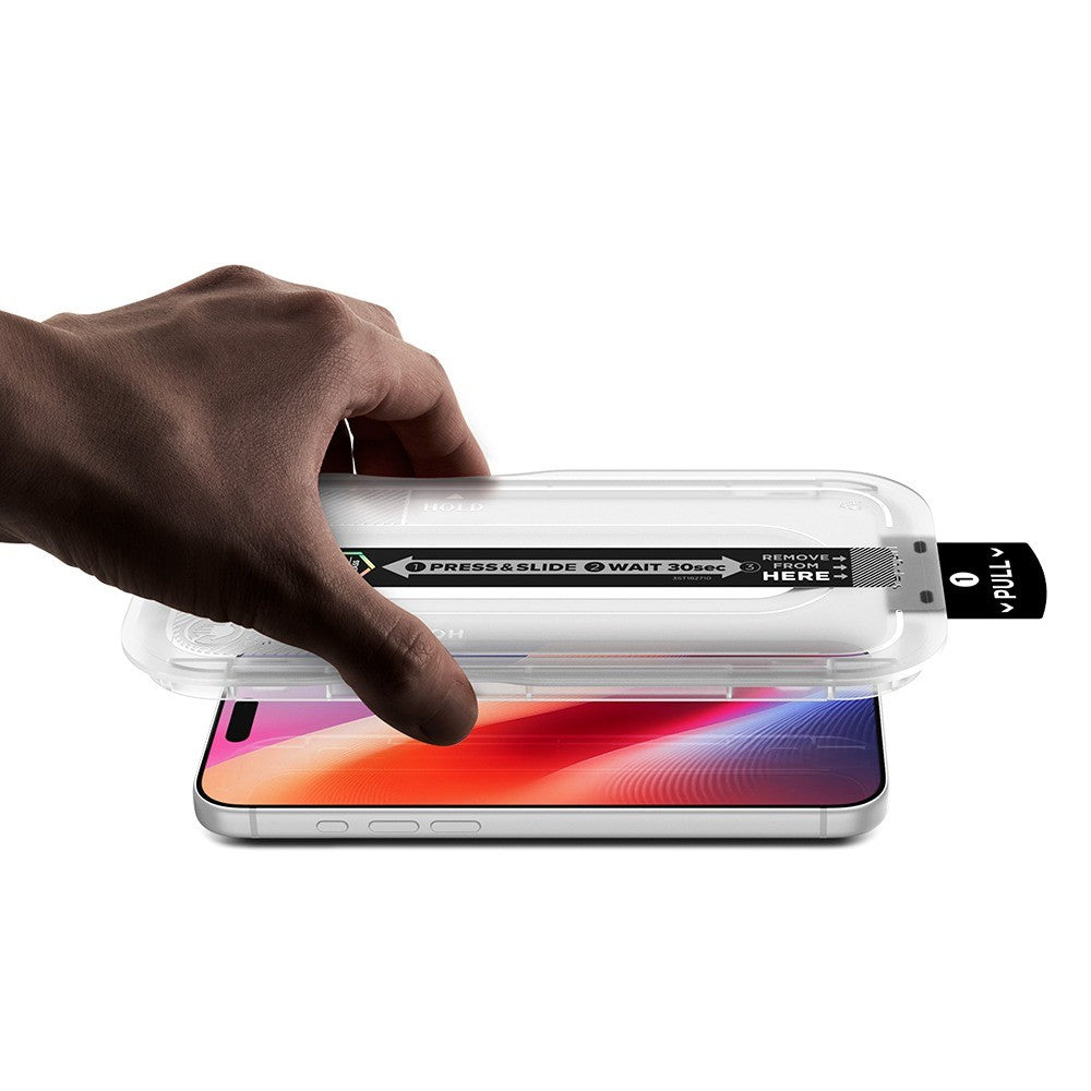 Spigen iPhone 18 Pro Max Skærmbeskytter Glas.tR EZ Fit Pro Privacy 2-pack