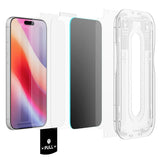 Spigen iPhone 18 Pro Skærmbeskytter Glas.tR EZ Fit Pro Privacy 2-pack
