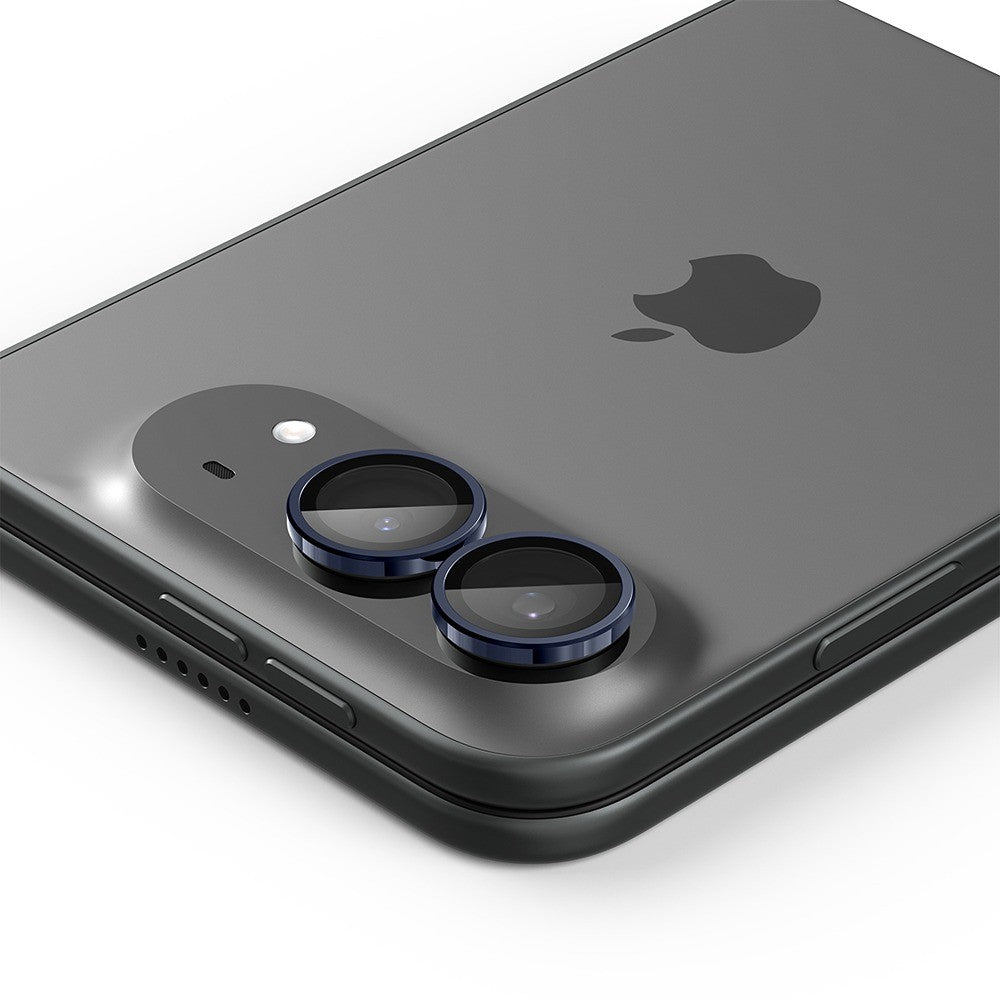 Spigen iPhone Duo Kameralinsebeskytter Glas.tR EZ Fit Optik Pro 2-pack Sort