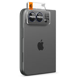Spigen iPhone Duo Kameralinsebeskytter Glas.tR EZ Fit Optik Pro 2-pack Sort