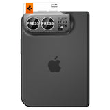 Spigen iPhone Duo Kameralinsebeskytter Glas.tR EZ Fit Optik Pro 2-pack Hvid