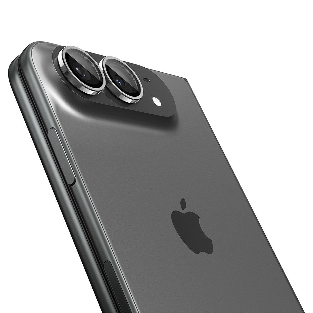 Spigen iPhone Duo Kameralinsebeskytter Glas.tR EZ Fit Optik Pro 2-pack Hvid
