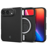 Spigen iPhone Duo Cover Air Skin Aramid MagFit Sort