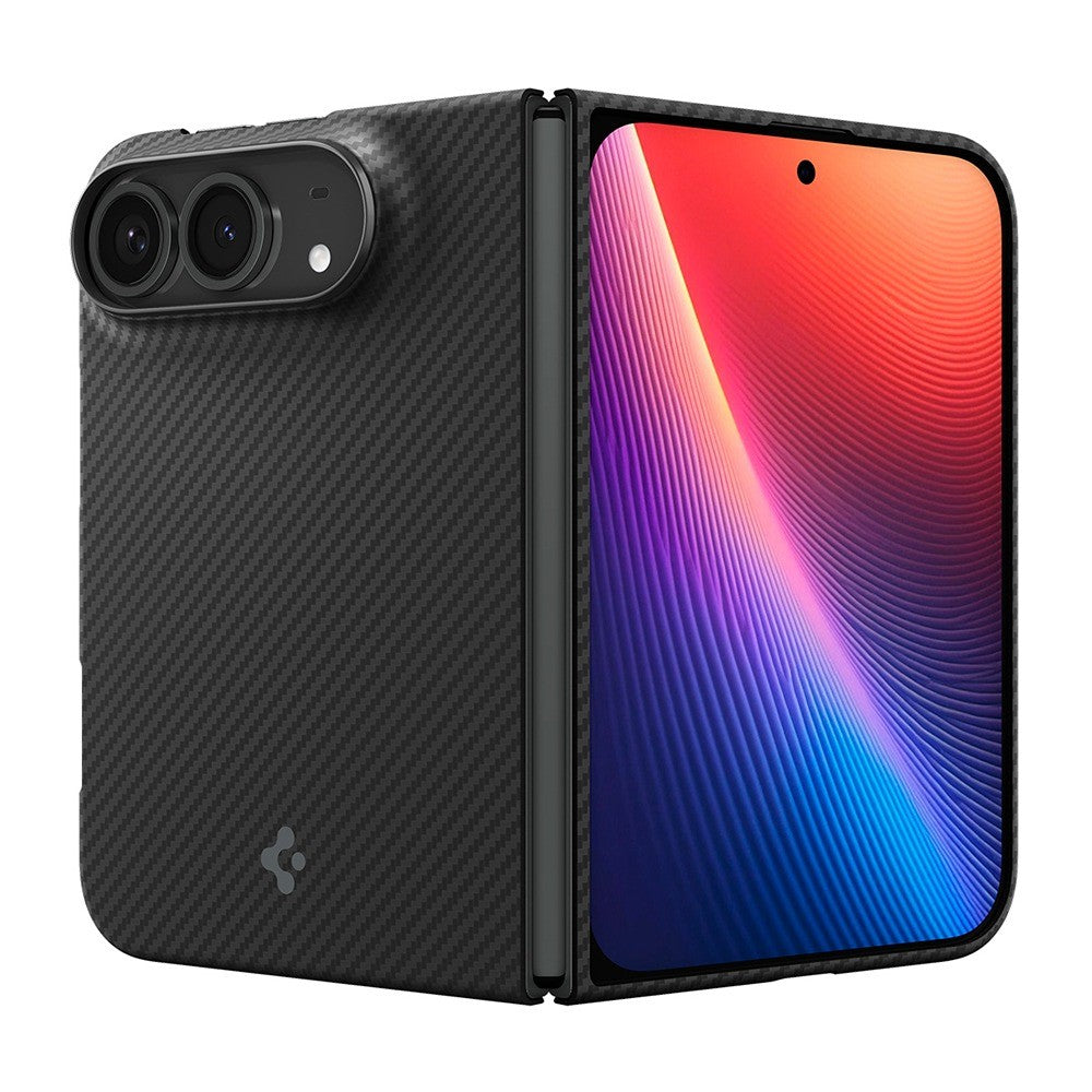 Spigen iPhone Duo Cover Air Skin Aramid MagFit Sort
