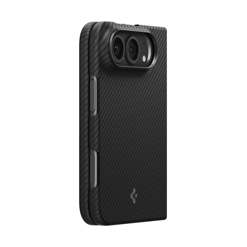 Spigen iPhone Duo Cover Air Skin Aramid MagFit Sort