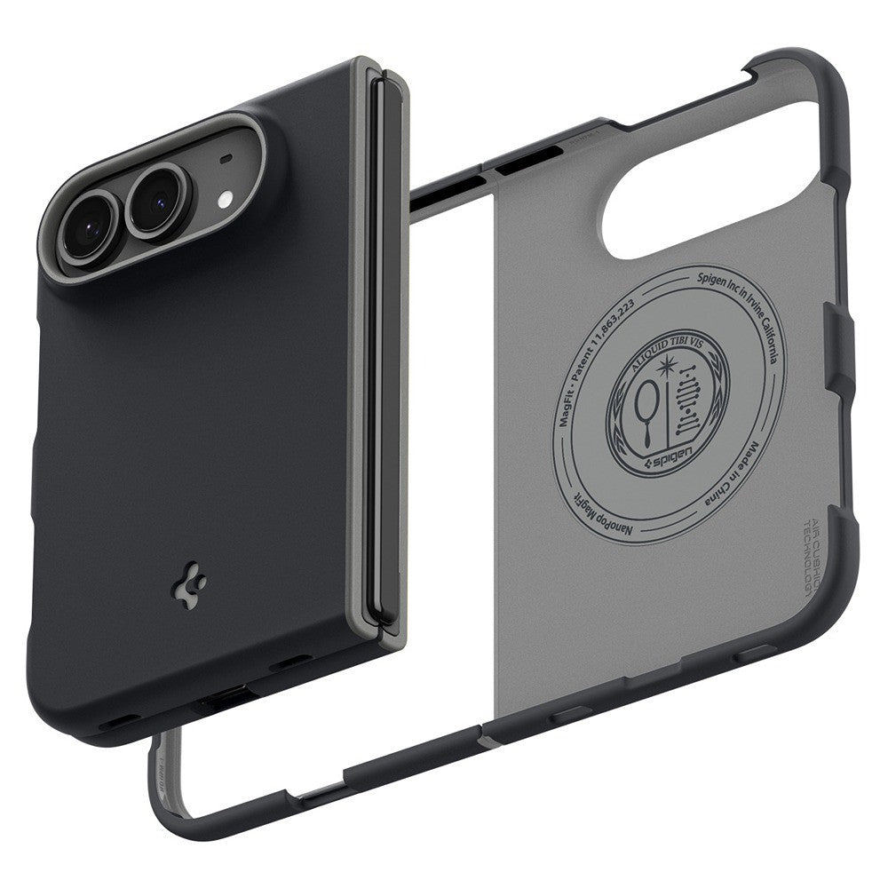 Spigen iPhone Duo Cover Nano Pop MagFit Sort sesam