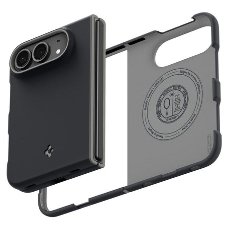 Spigen iPhone Duo Cover Nano Pop MagFit Sort sesam