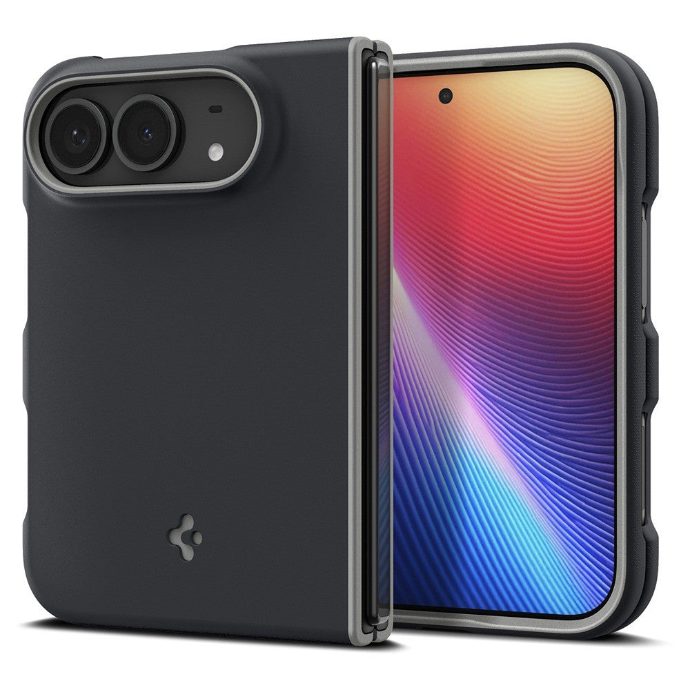 Spigen iPhone Duo Cover Nano Pop MagFit Sort sesam