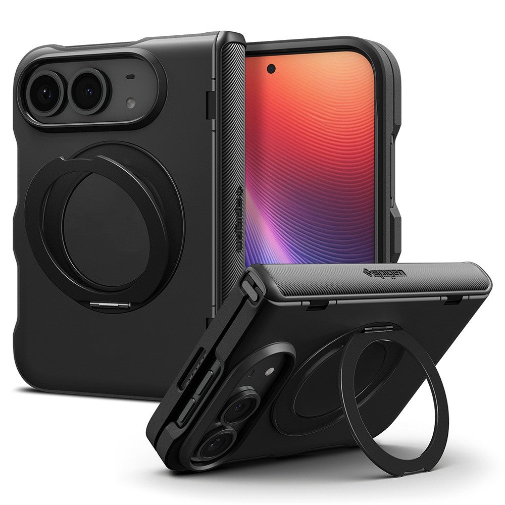 Spigen iPhone Duo Cover Slim Armor Pro S MagFit Sort