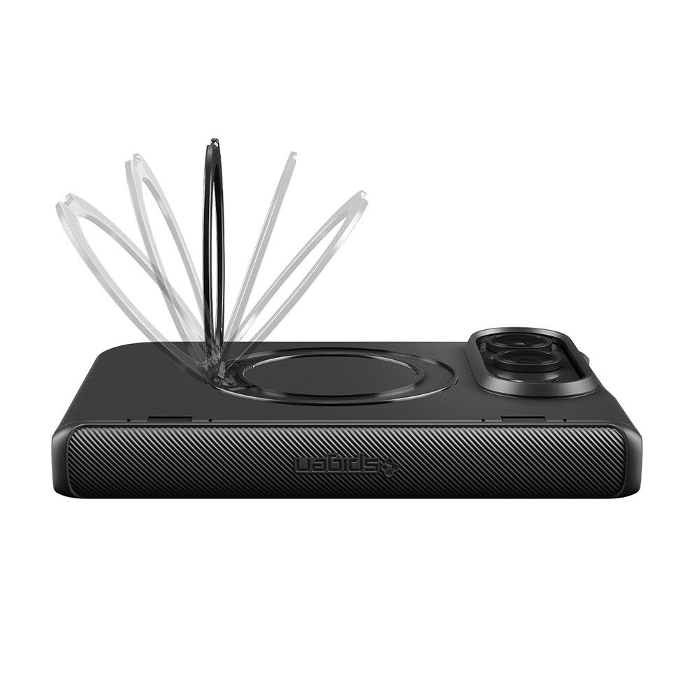 Spigen iPhone Duo Cover Slim Armor Pro S MagFit Sort