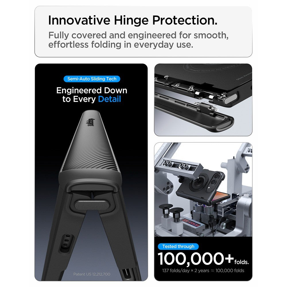 Spigen iPhone Duo Cover Slim Armor Pro S MagFit Sort