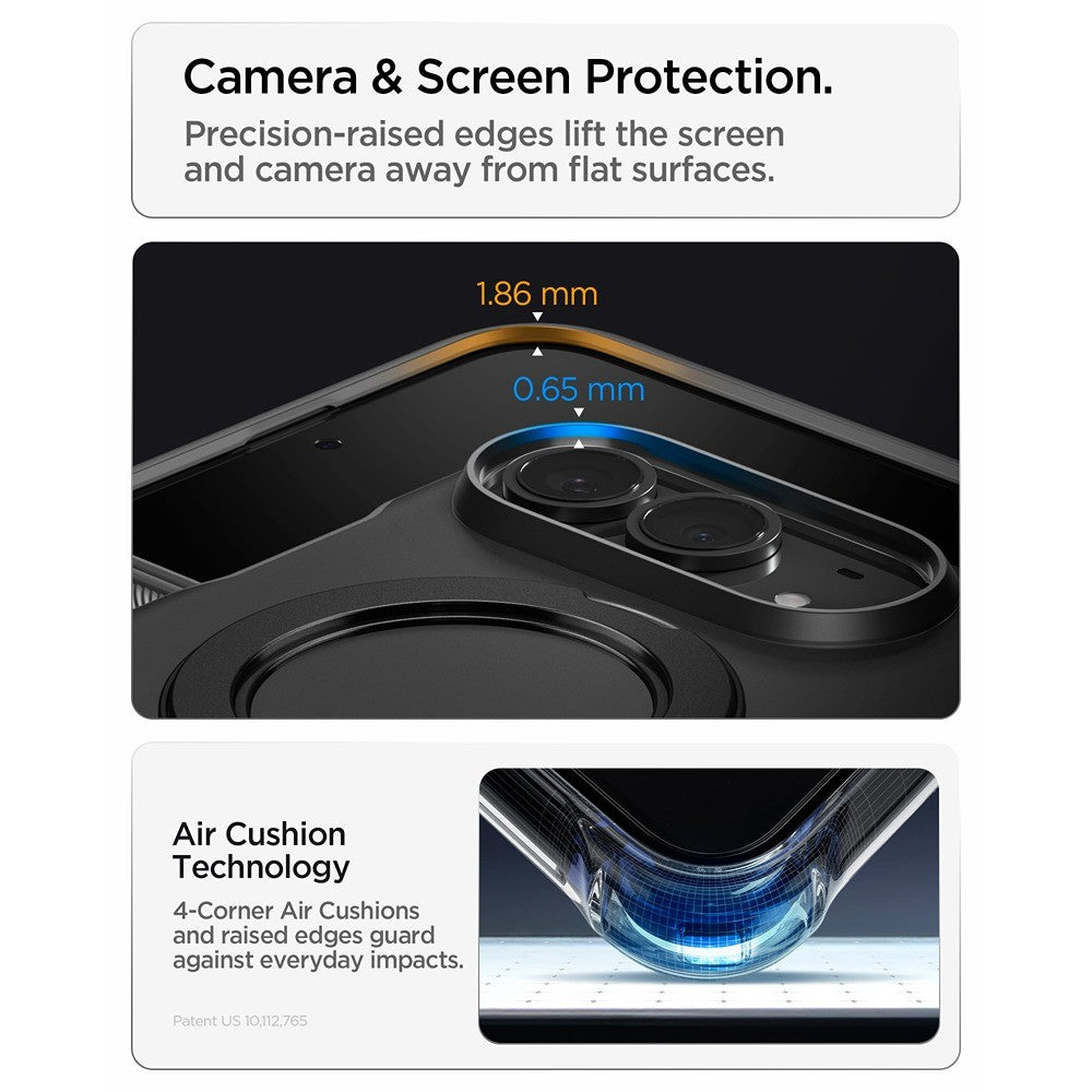 Spigen iPhone Duo Cover Slim Armor Pro S MagFit Sort