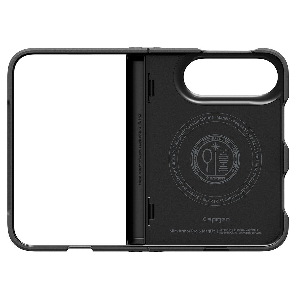 Spigen iPhone Duo Cover Slim Armor Pro S MagFit Sort
