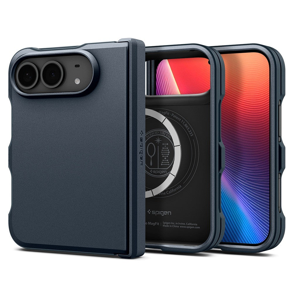 Spigen iPhone Duo Cover Tough Armor Pro MagFit Metal Slate