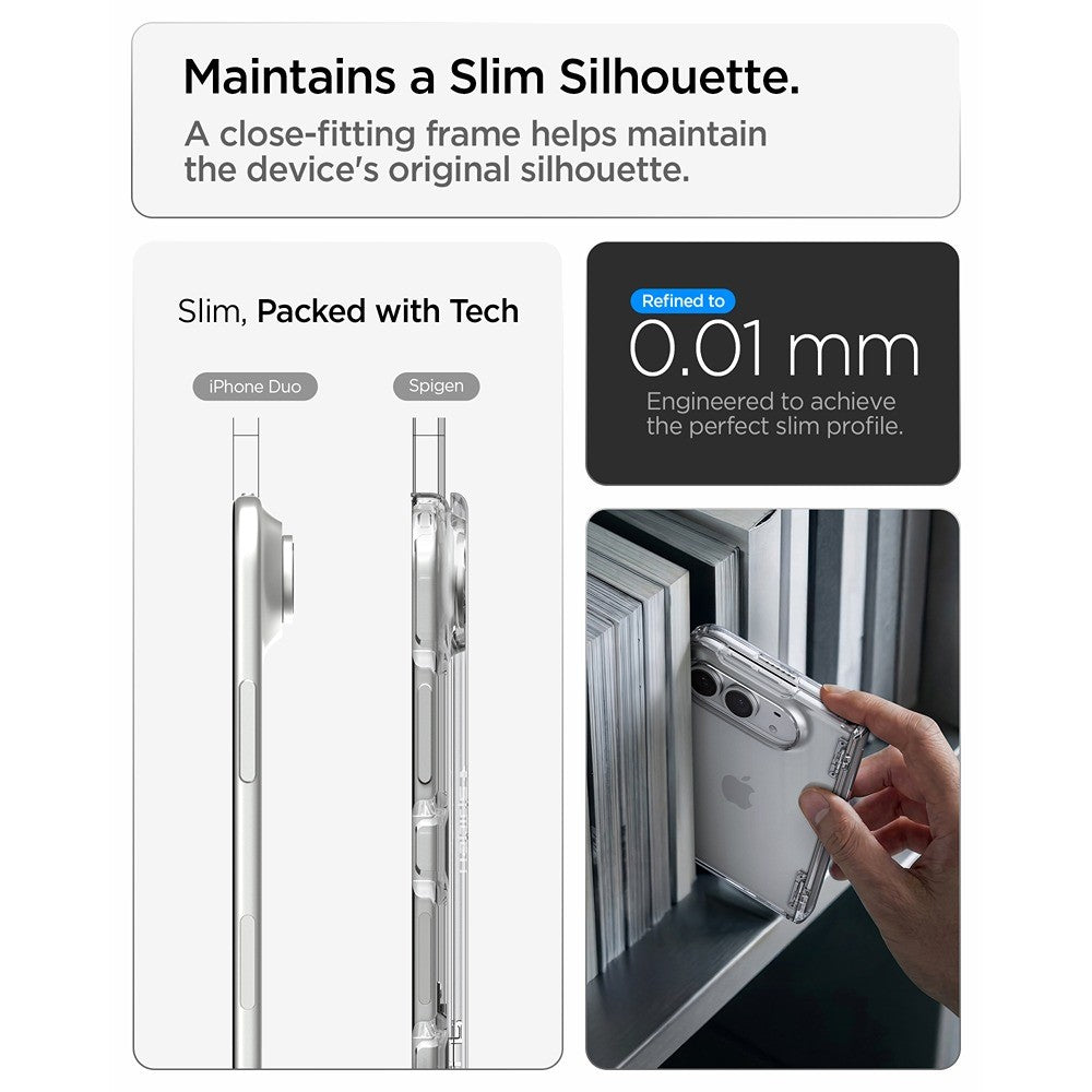 Spigen iPhone Duo Cover Ultra Hybrid Pro Crystal Clear
