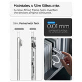 Spigen iPhone Duo Cover Ultra Hybrid Pro MagFit Klar hvid