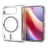 Spigen iPhone Duo Cover Ultra Hybrid Pro MagFit Klar hvid