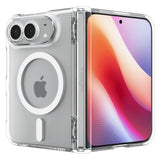 Spigen iPhone Duo Cover Ultra Hybrid Pro MagFit Klar hvid
