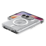 Spigen iPhone Duo Cover Ultra Hybrid Pro MagFit Klar hvid