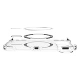 Spigen iPhone Duo Cover Ultra Hybrid Pro MagFit Klar hvid