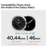 Spigen Samsung Galaxy Watch 8/9 40/44mm/Classic 46mm Armband Modern Fit 316L Svart