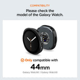 Spigen Samsung Galaxy Watch 8/9 44mm Skal med Skärmskydd Thin Fit 360 Svart